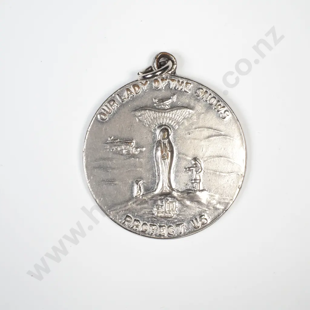 Commemorative Medal for Operation Deep Freeze, Commissioned by Cardinal Spellman for Xmas Blessings for Service Members Image 1++
