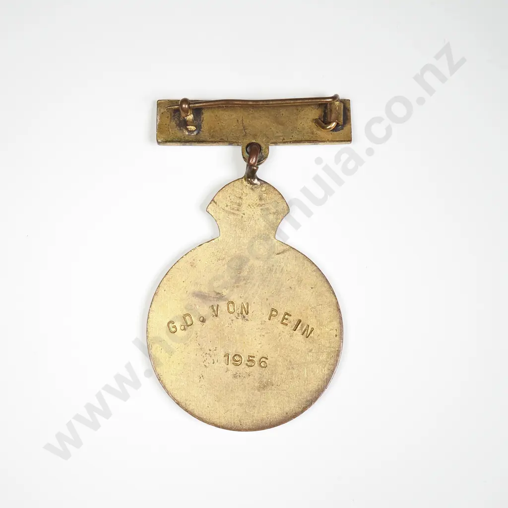 NZ 1956 State Dental Nurse medal awarded to G.D.Von Pein Image 1++