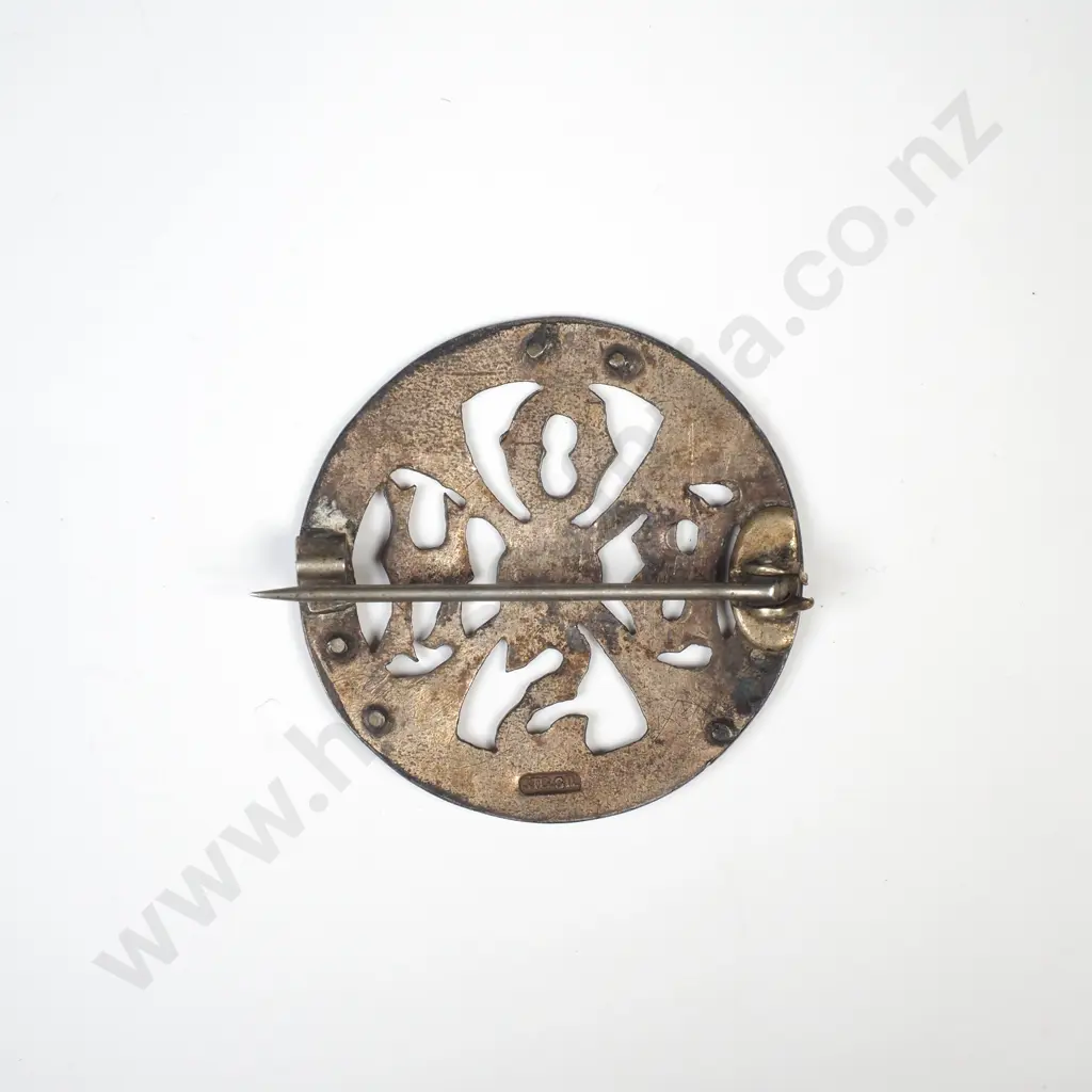 Sterling Silver Otago Boys High School Badge Image 1++