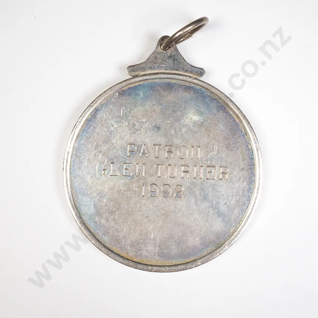 NZ 1992 Masters Games Medallion awarded to Glen Turner Image 1++
