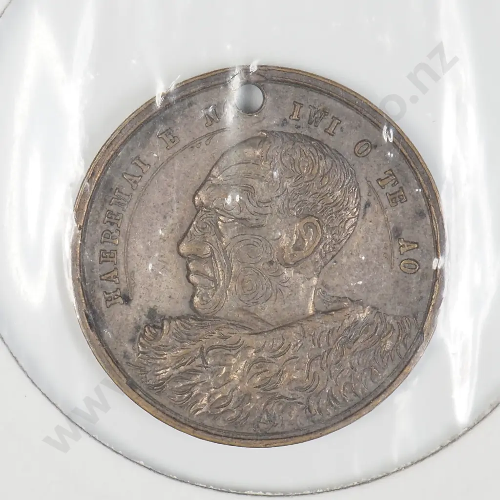 NZ 1906-7 Christchurch International Exhibition Medallion Image 1++