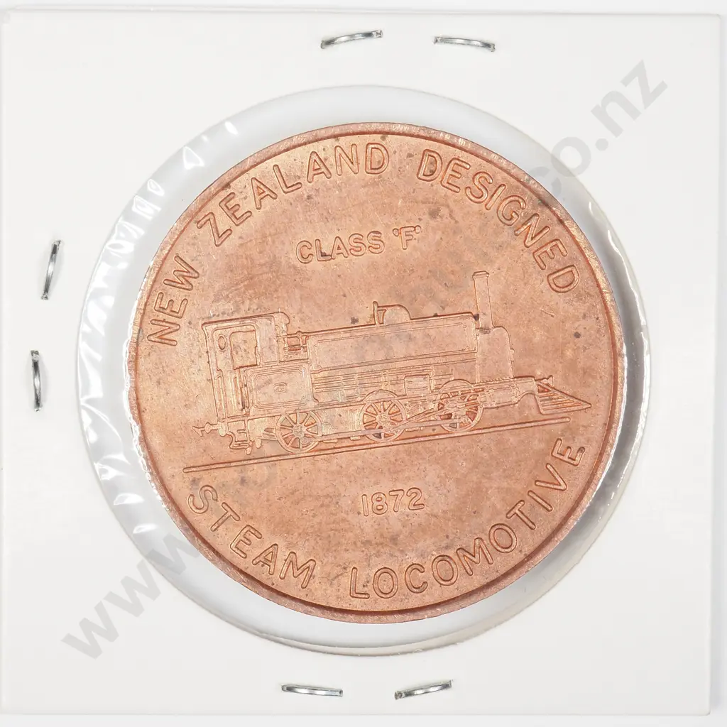 NZ Designed Steam Locomotives Commemorative Token Image 1++