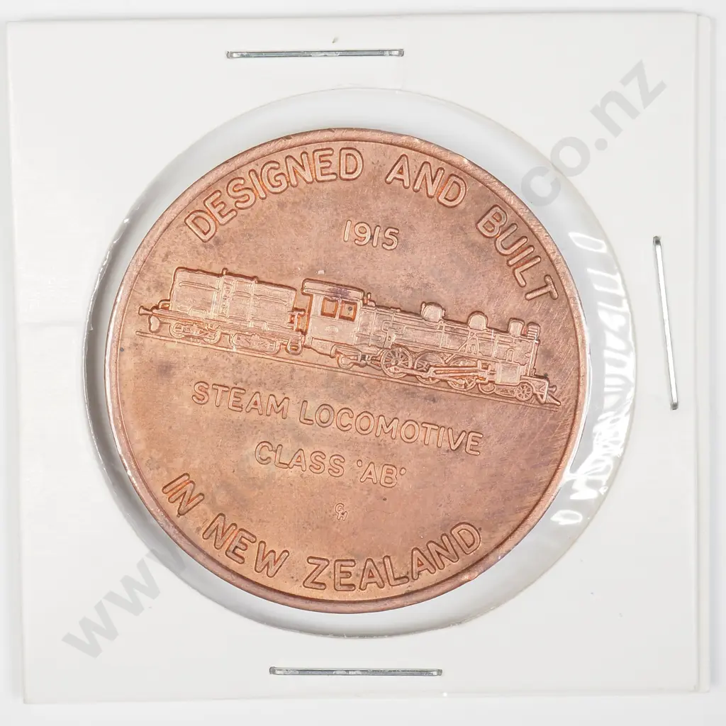 NZ Designed Steam Locomotives Commemorative Token Image 1++