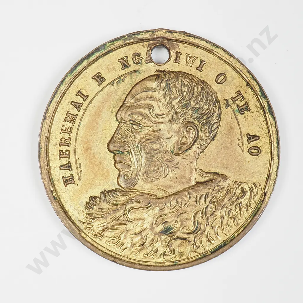 NZ 1906-7 Christchurch International Exhibition Medallion Image 1++
