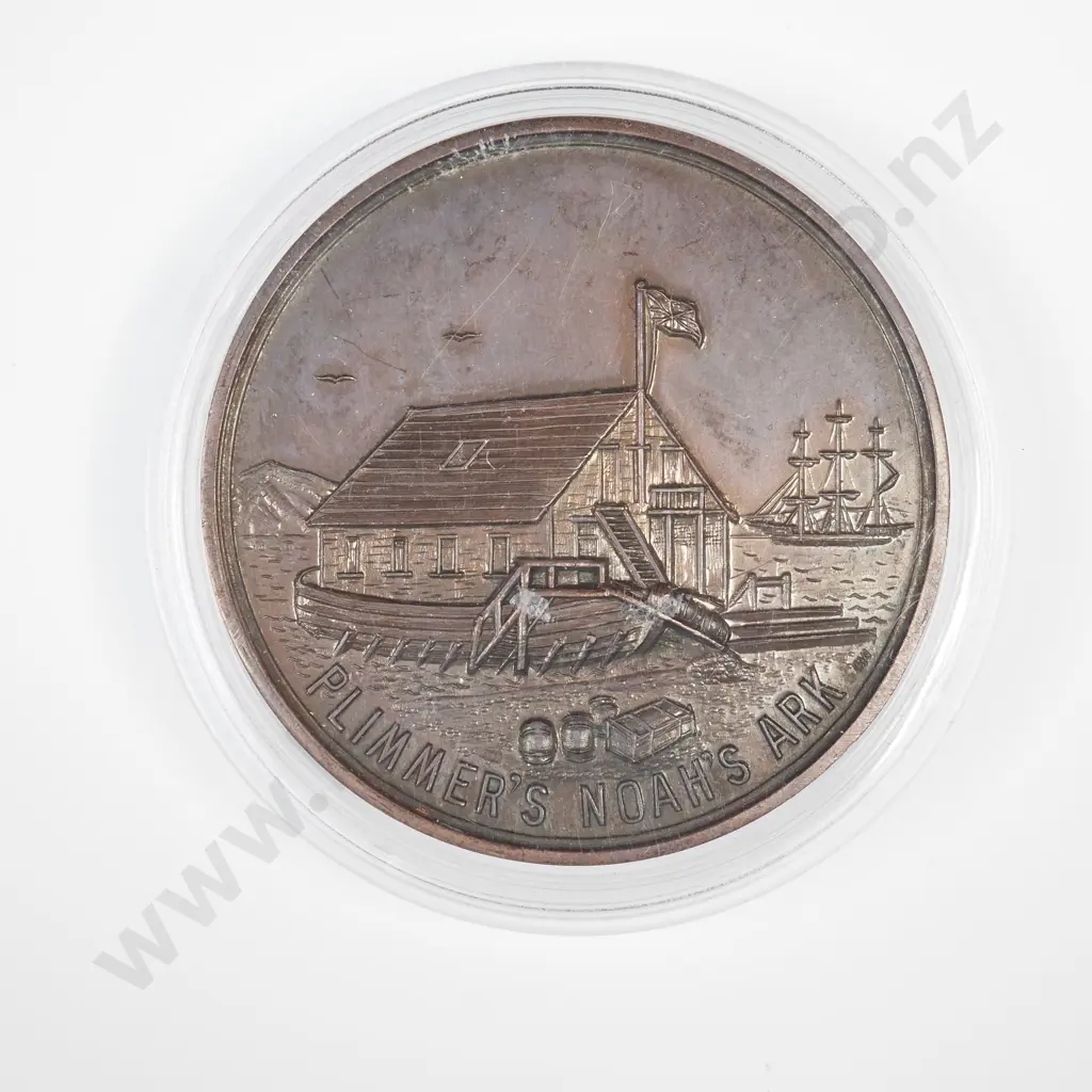 1956 Wellington Plimmers Noahs Ark Commemorative Medallion Image 1++