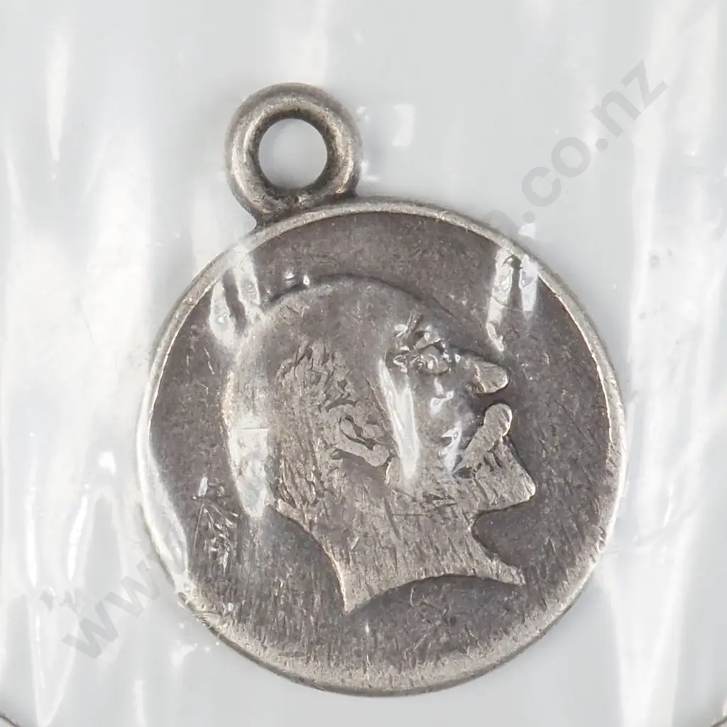 1902 Edward VII Coronation Medallion Image 1++