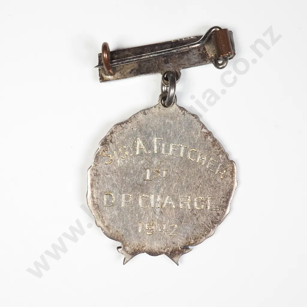 1942 UAOD Medalet Awarded to SIS A Fletcher Image 1++