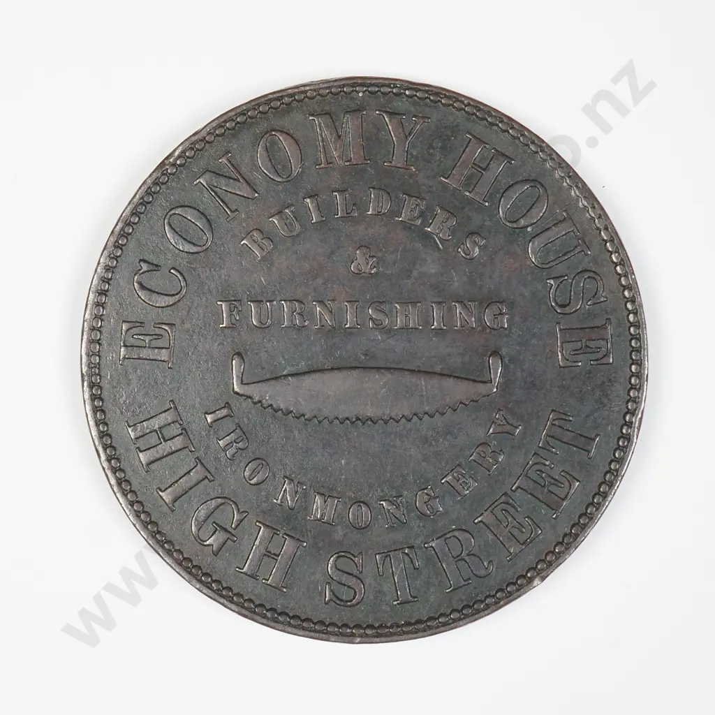 NZ T.W.Gourlay & Co Christchurch Token Image 1++