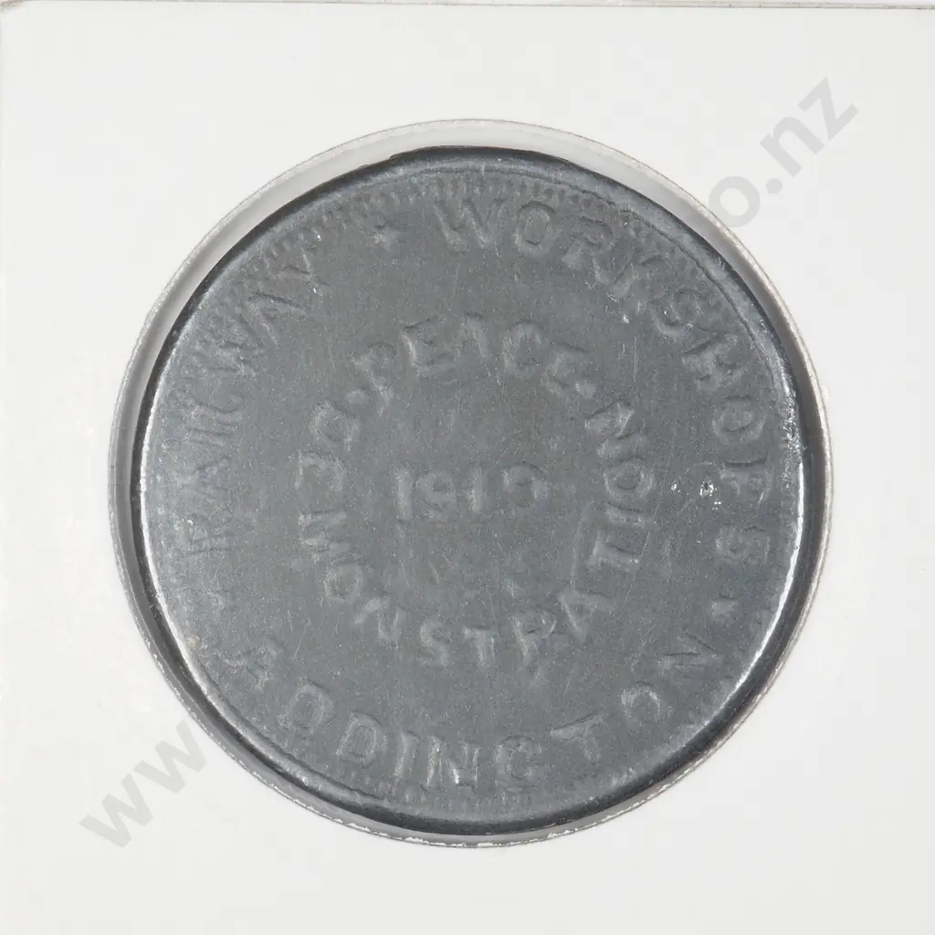 NZ 1919 Addington Railway Workshops Peace Demonstration Image 1++