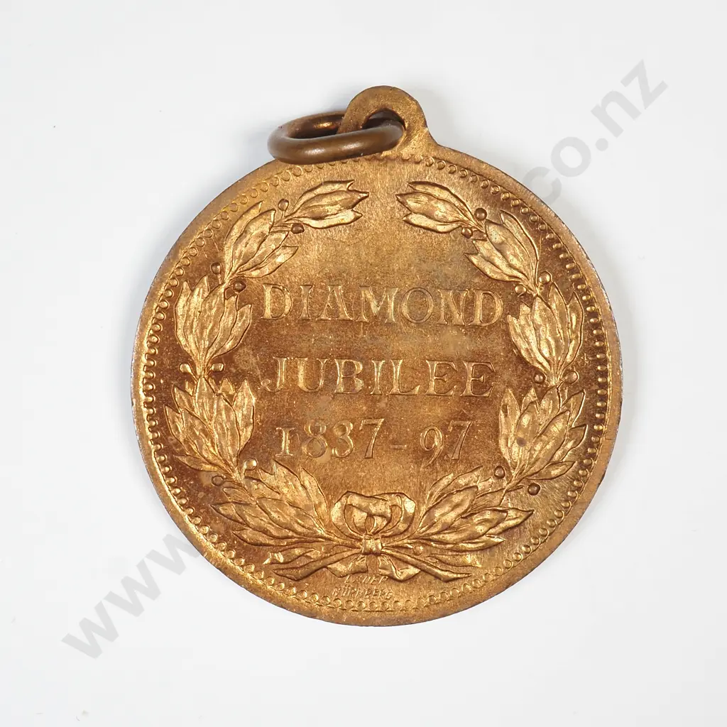 Victoria Diamond Jubilee Medal 1897 Image 1++