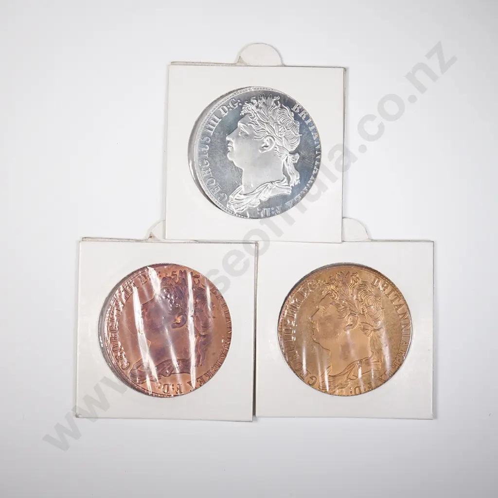 AUS 1830 Set of Three Sydney New South Wales Fantasy Crowns (Modern) Image 1++