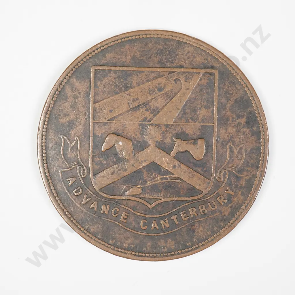 NZ Hobday & Jobberns Drapers Christchurch Token Image 1++