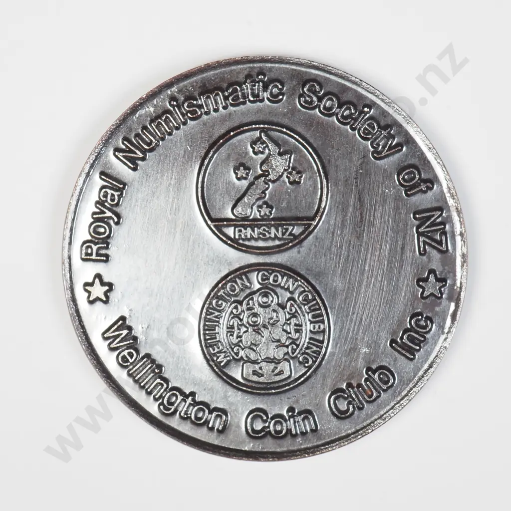 NZ 2000 RNSNZ Numismatic Fair Medal Image 1++