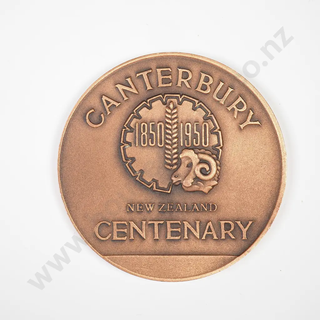 Case 1950 Lyttelton Exhibition Bronze Medal Image 1++