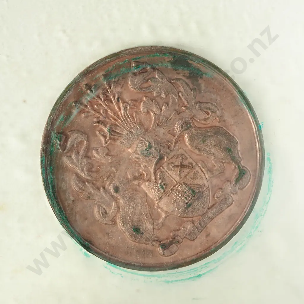 NZ 1971 City of Auckland Official Centennial Medal Image 1++