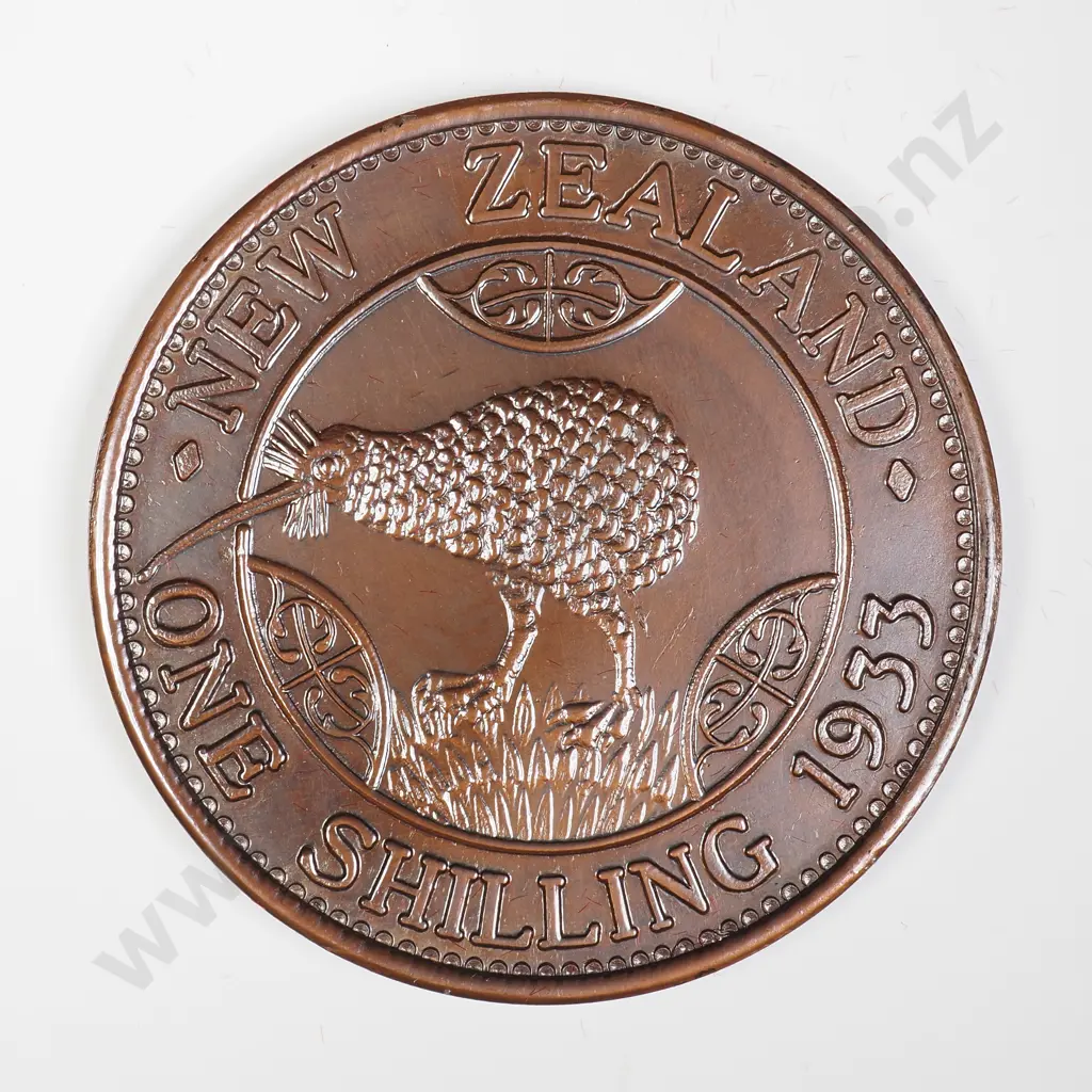 NZ 1983 Numismatic Society of Auckland - Anniversary of NZ Coinage 1933-1983 Image 1++