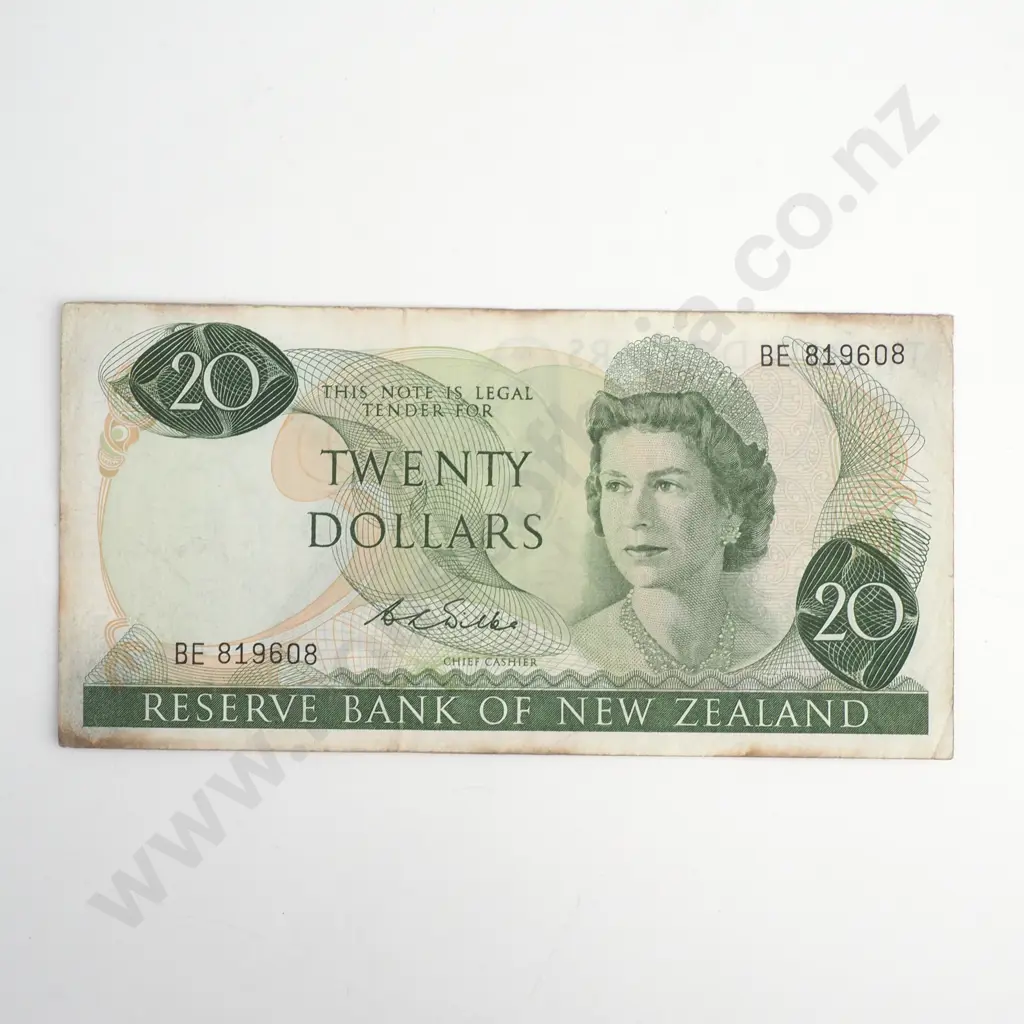 NZ Twenty Dollar Wilks Banknote Image 1++