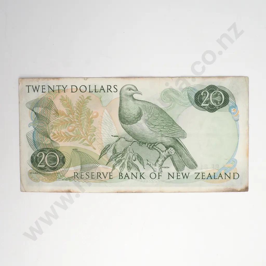 NZ Twenty Dollar Wilks Banknote Image 1++