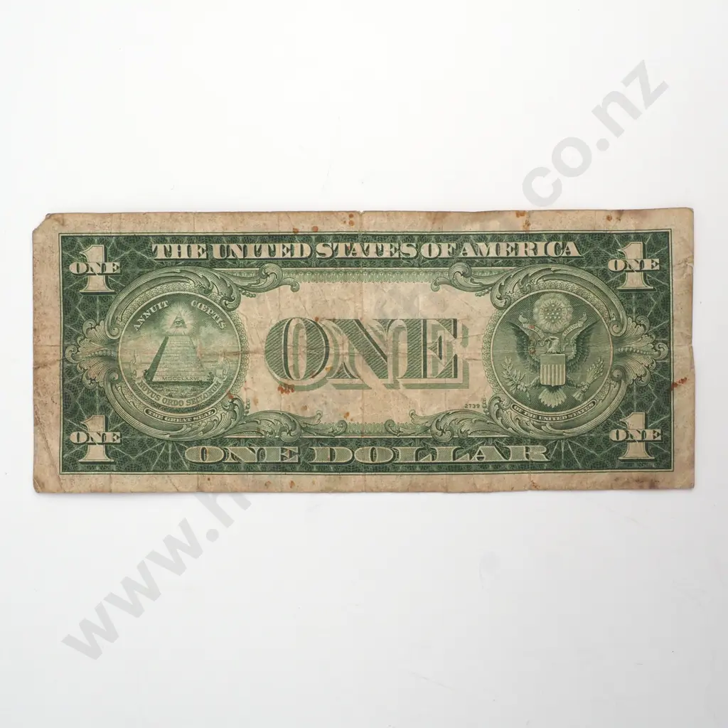 USA One Dollar Silver Certificate Image 1++