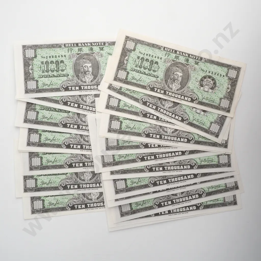 Large lot of Hell Bank Notes Image 1++