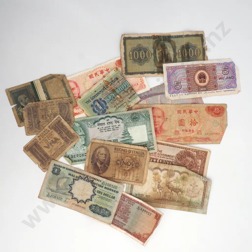 Assorted Lot of International Banknotes Image 1++