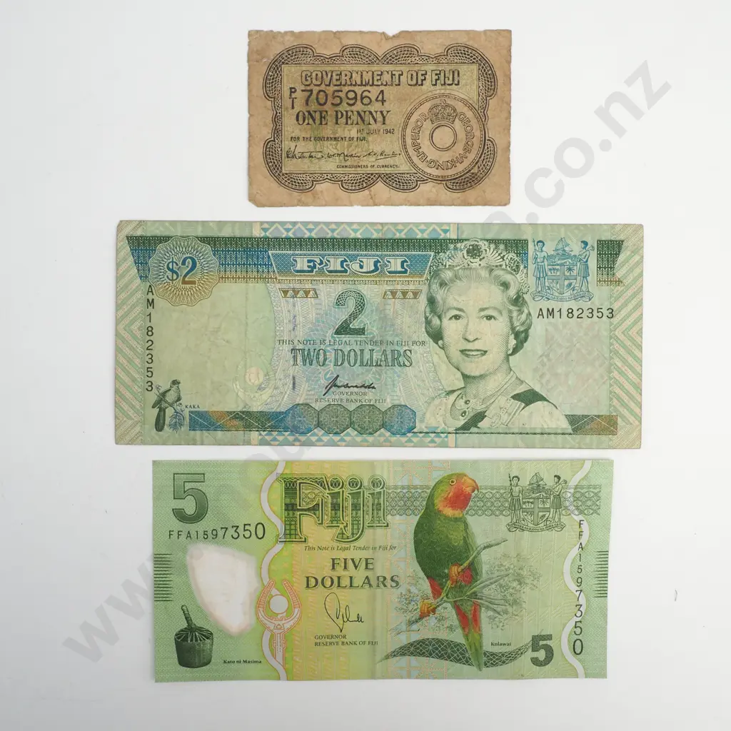 Interesting Fiji Banknotes Image 1++