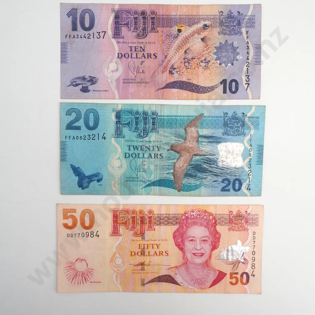 $80 Face of Fiji Banknotes  Image 1++