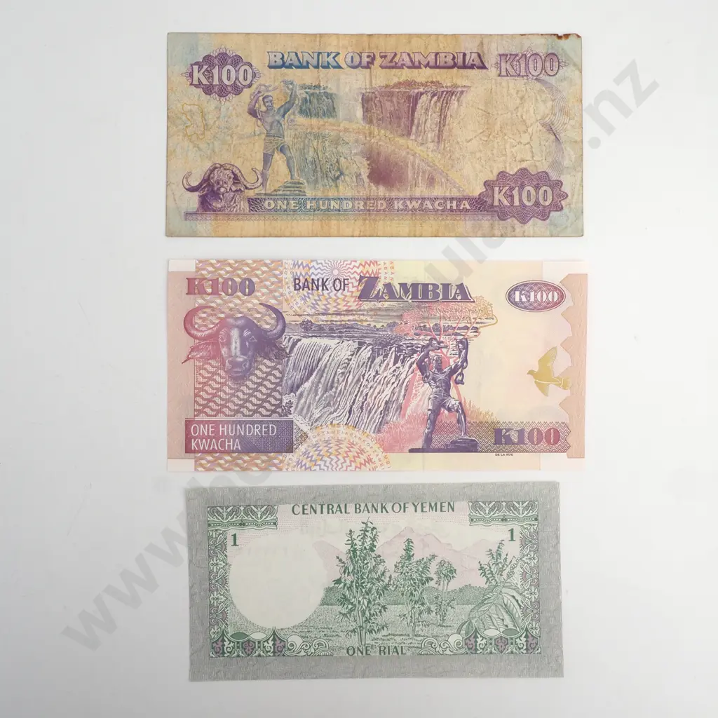 Assorted Lot of Zambia Banknotes  Image 1++