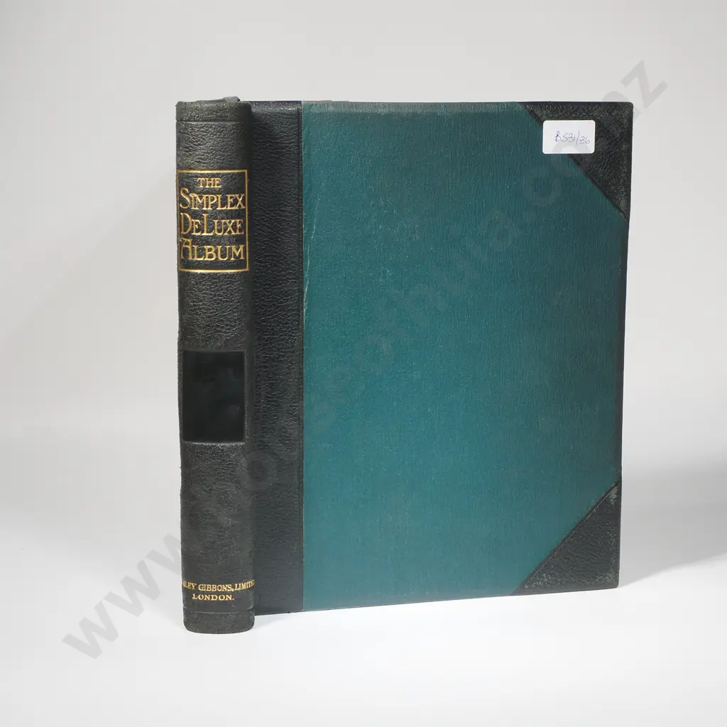 The Simplex Deluxe  Album Containing Stamps of the World Image 1++