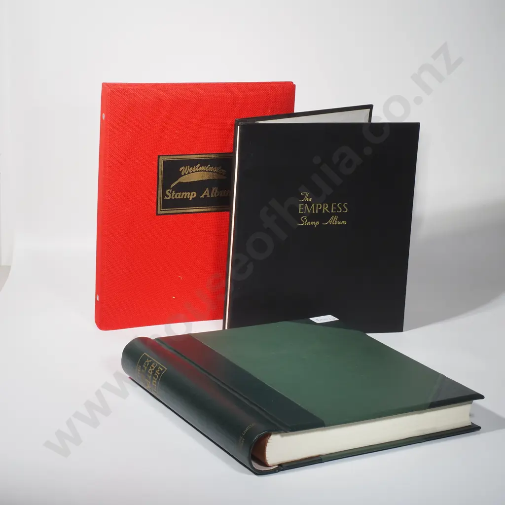 Stanley Gibbons Simplex Deluxe Album, An Empress Stamp Albums & Westminster Stamp Album Image 1++
