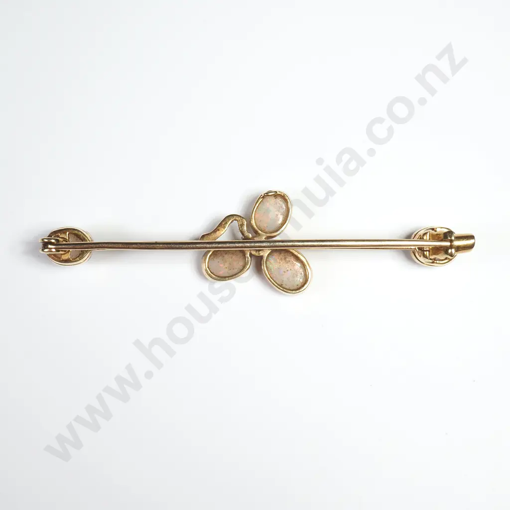 Antique 15ct Gold And Solid Opal Brooch Image 1++