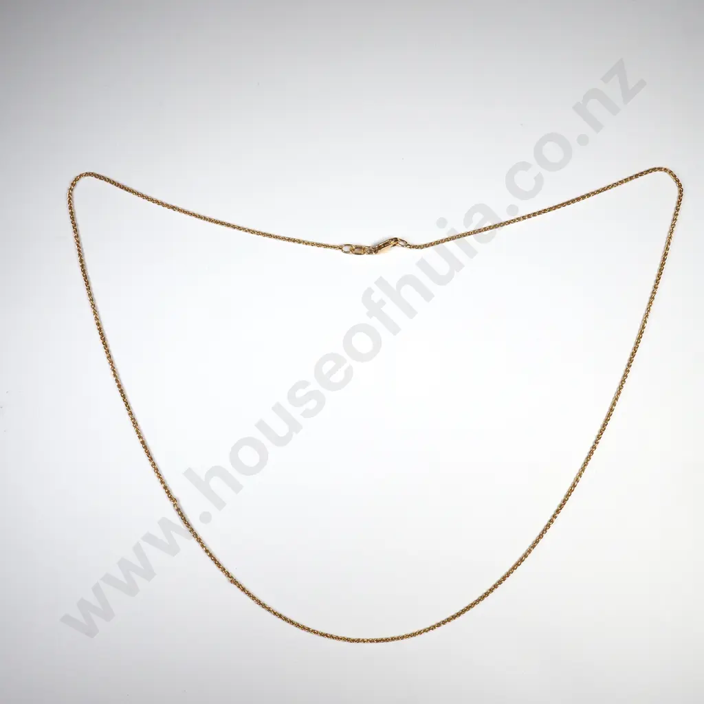 14ct Gold Wheatlink Necklace Image 1++