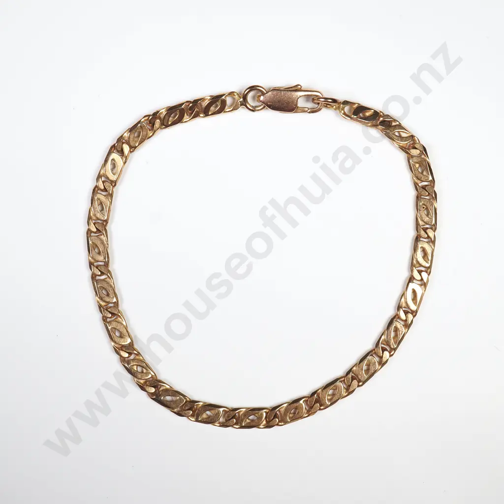 Vintage 9ct Gold Bracelet Image 1++