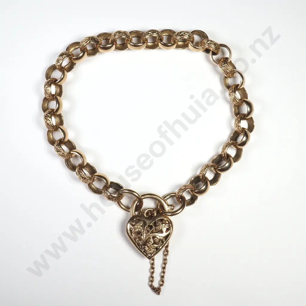 9ct Gold Fancy Link Bracelet Image 1++