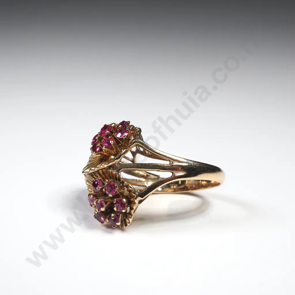 12ct Gold (XRF Tested) Ruby Ring Image 1++