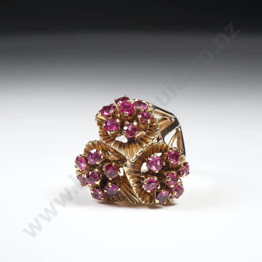 12ct Gold (XRF Tested) Ruby Ring Image 1++