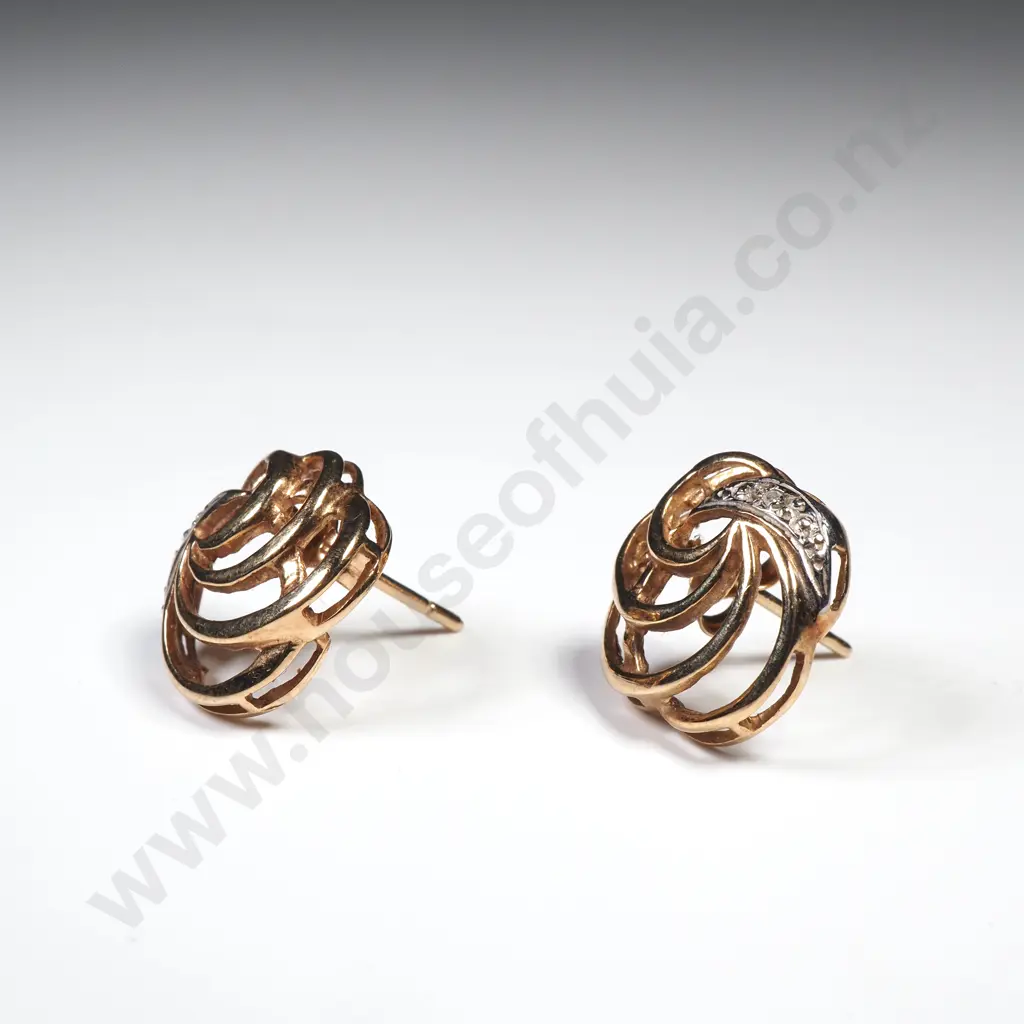 9ct Gold Earrings Image 1++