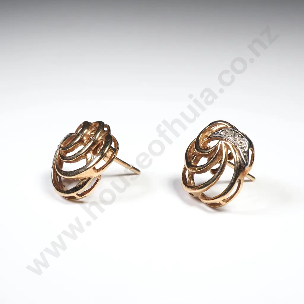 9ct Gold Earrings Image 1++