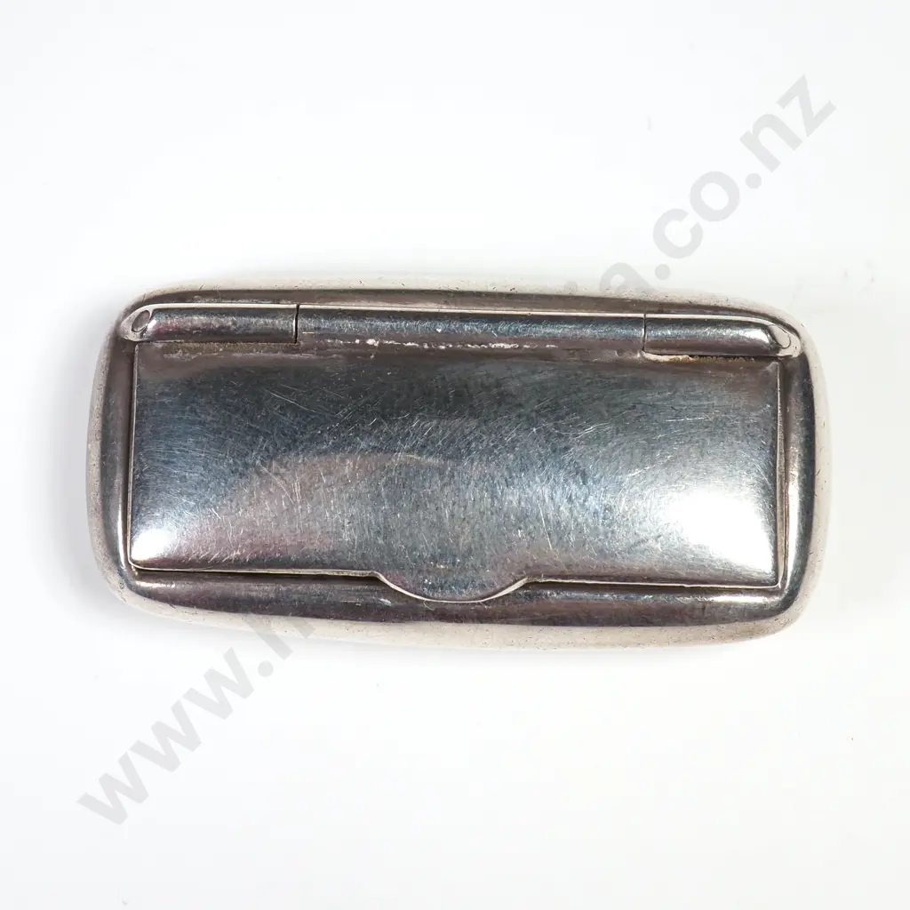 Sterling Silver Miniature Snuff Box Image 1++