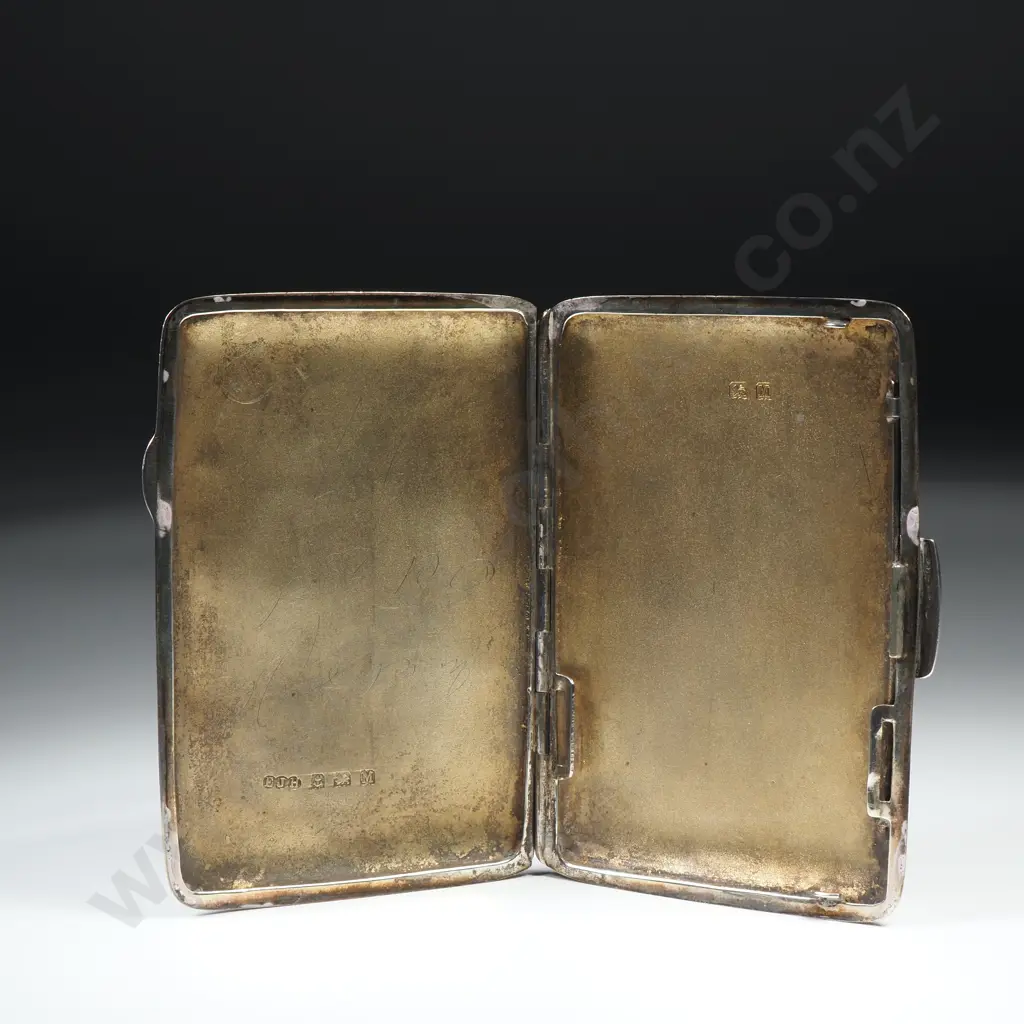 Sterling Silver Cigarette Case Image 1++