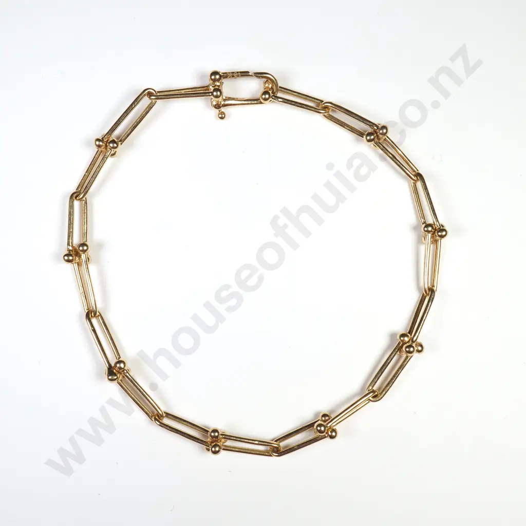 18ct Gold Tiffany Style Bracelet Image 1++