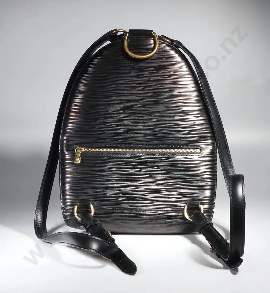 Louis Vuitton Mabillon Epi Leather Backpack (Black) Image 1++