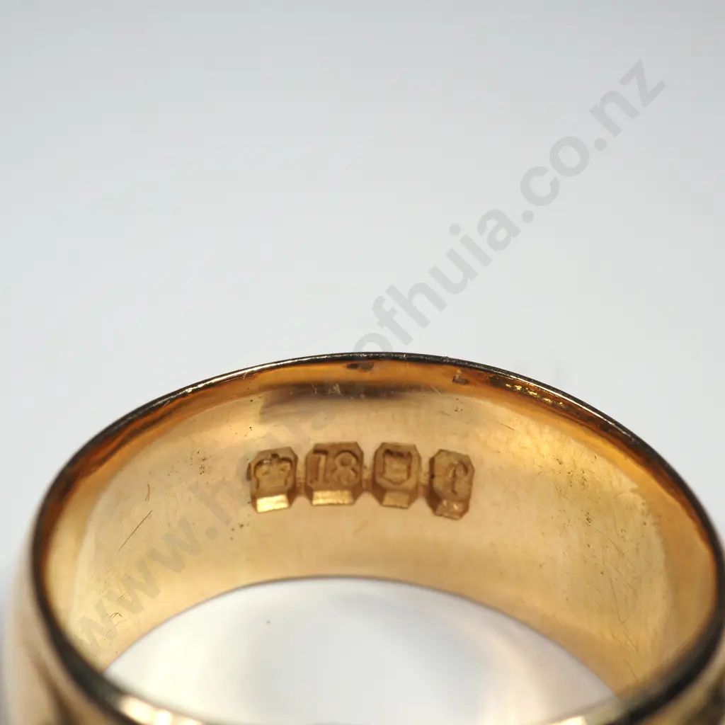 Antique 18ct Gold Two Diamond Ring, HM London 1901 Image 1++