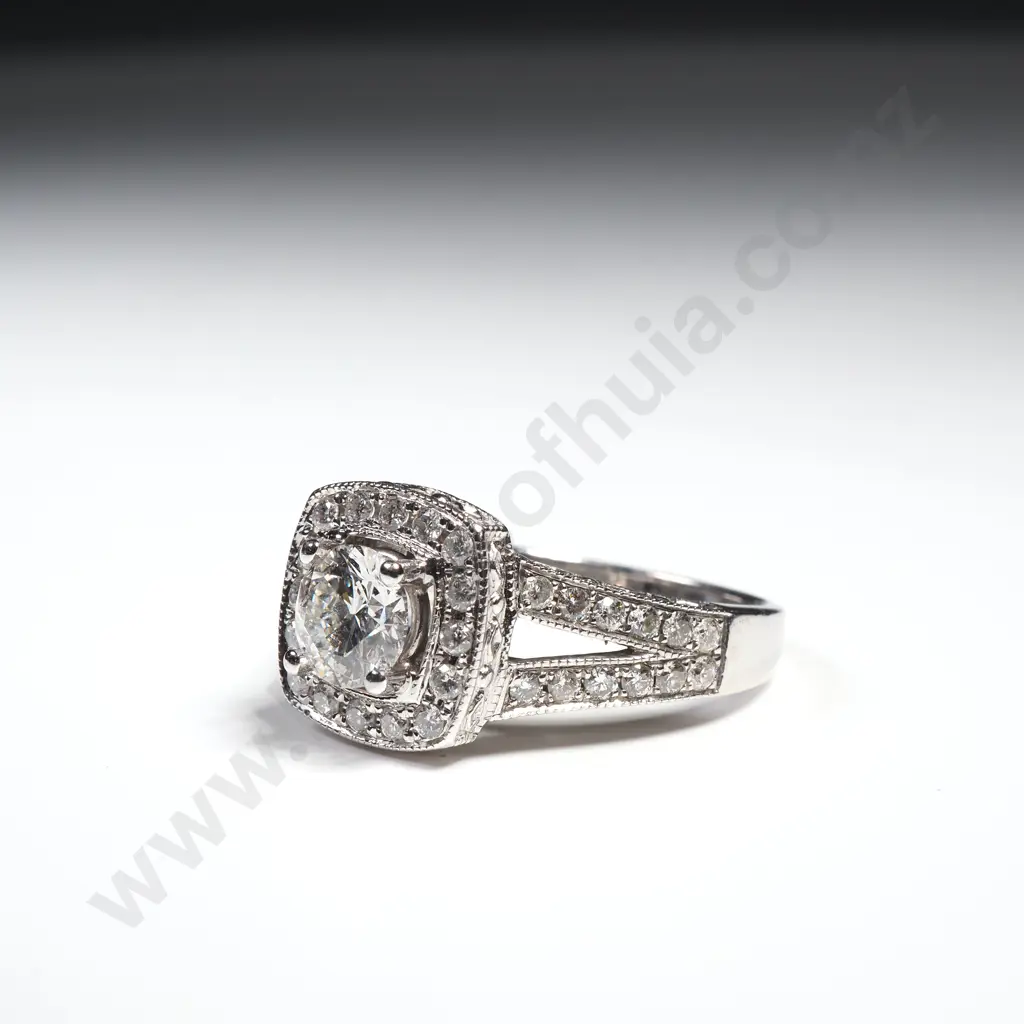 Impressive 14ct Gold & Diamond Ring w Valuation for $11,200.00 Image 1++