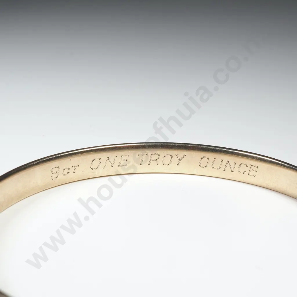 9ct Gold Bangle Image 1++