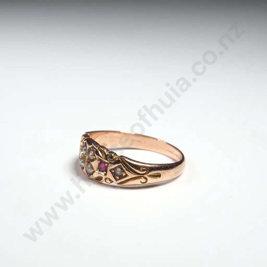 Antique 9ct Gold Ring Image 1++