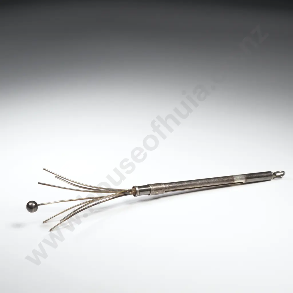 Vintage sterling silver retractable swizzle stick Image 1++