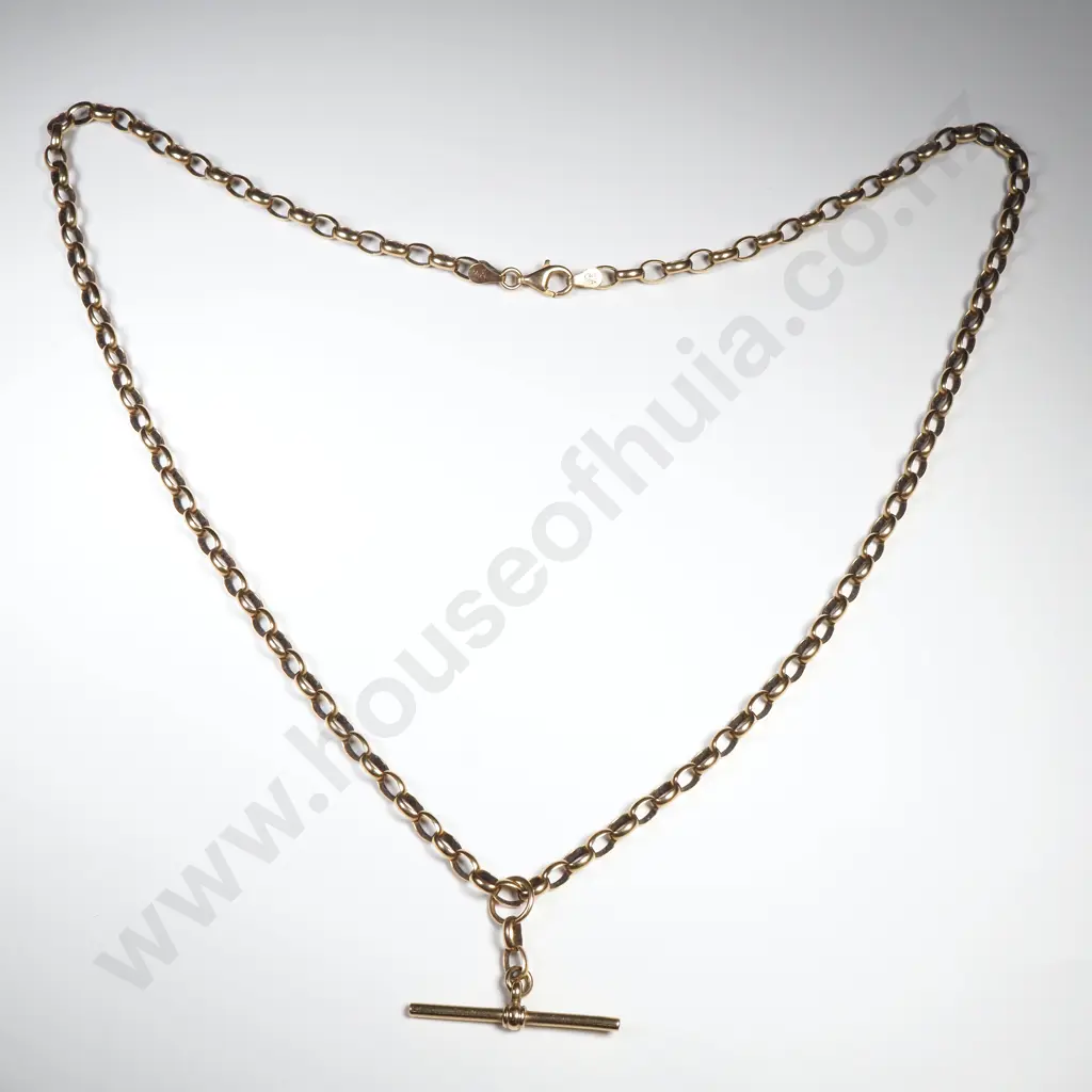 Vintage 9ct Gold Necklace Image 1++