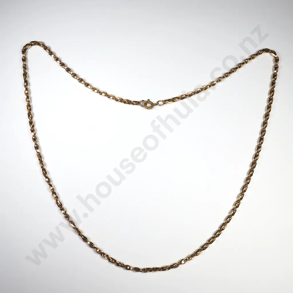Vintage 9ct Gold Necklace Image 1++