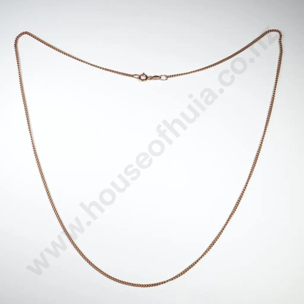 9ct Rose Gold Necklace Image 1++